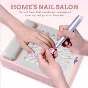 Rechargeable Nail Dust Collector-nail dust vacuum